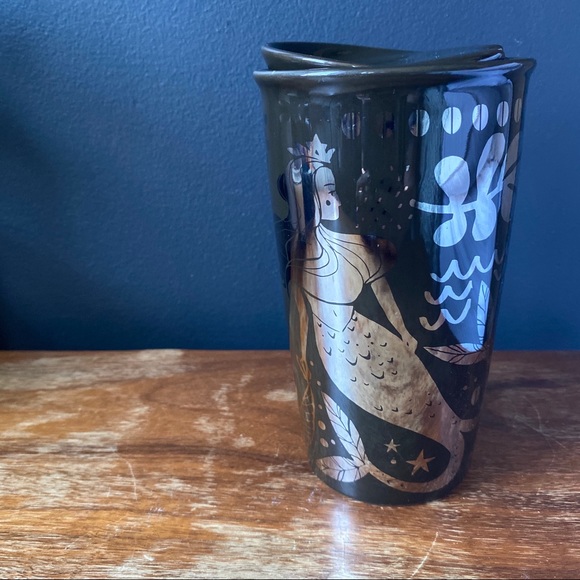 Starbucks Dining Siren Mermaid Travel Mug Thermos Poshmark
